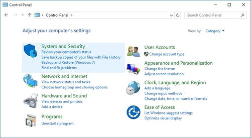 Windows Reliability Monitor - Control Panel