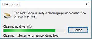 Disk Cleanup Cleaning